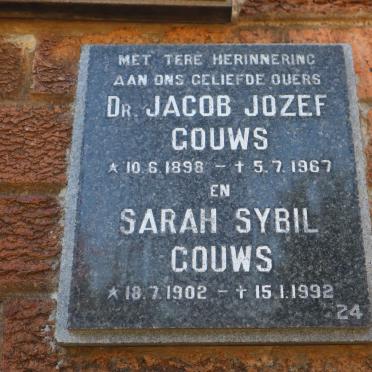 GOUWS Jacob Jozef 1898-1967 &amp; Sarah Sybil 1902-1992
