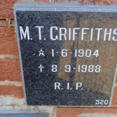 GRIFFITHS M.T. 1904-1988