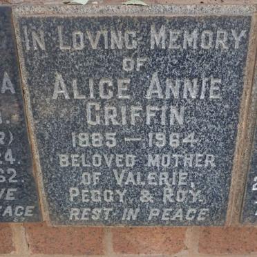 GRIFFIN Alice Annie 1885-1964