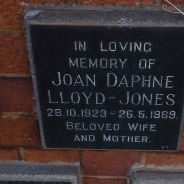 JONES Joan Daphne, LLOYD 1923-1969