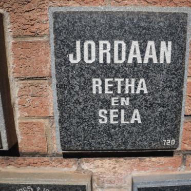 JORDAAN Retha :: JORDAAN Sela