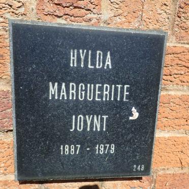 JOYNT Hylda Marguerite 1887-1979