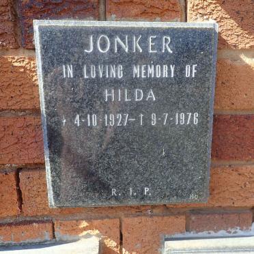 JONKER Hilda 1927-1976