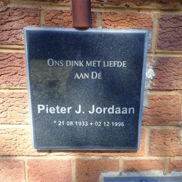 JORDAAN Pieter J. 1933-1996