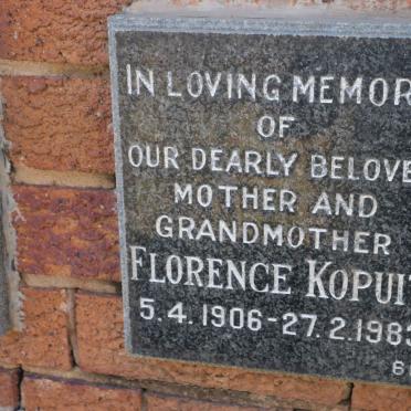KOPUIT Florence 1906-1983