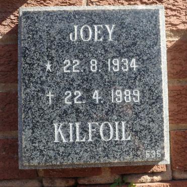 KILFOIL Joey 1934-1989