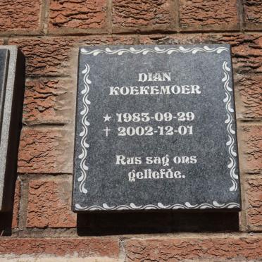 KOEKEMOER Dian 1983-2002
