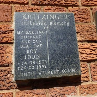 KRITZINGER Roy Louis 1932-1997