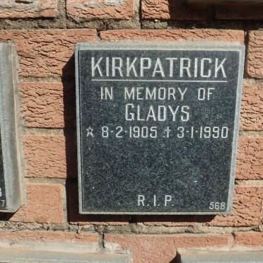 KIRKPATRICK Gladys 1905-1990