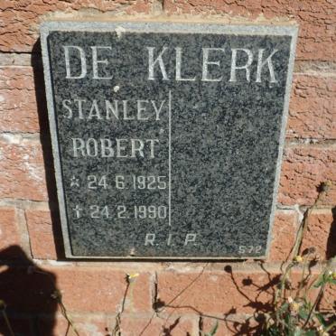 KLERK Stanley Robert, de 1925-1990