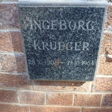 KRUEGER Ingeborg 1906-1964