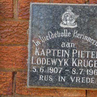 KRUGER Pieter Lodewyk 1907-1967