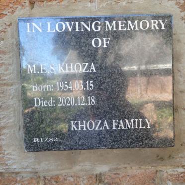 KHOZA M.E.S. 1954-2020