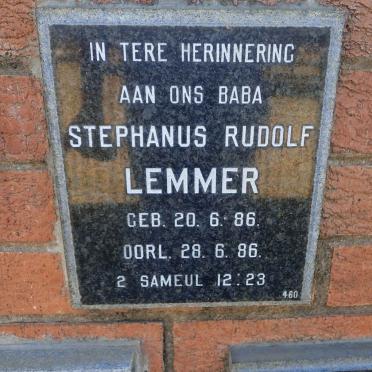 LEMMER Stephanus Rudolf 1986-1986