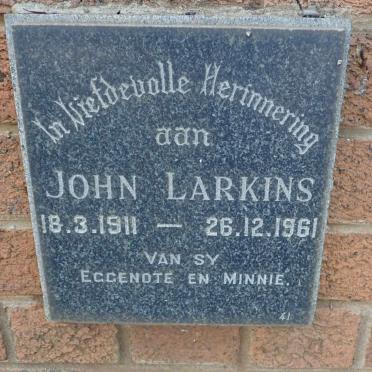 LARKINS John 1911-1961