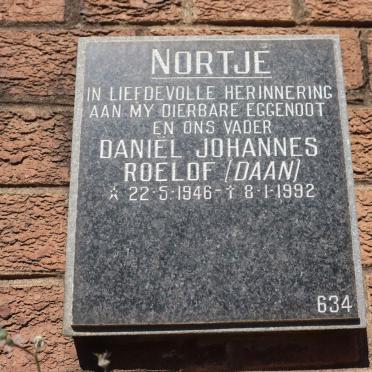 NORTJE Daniel Johannes Roelof 1946-1992