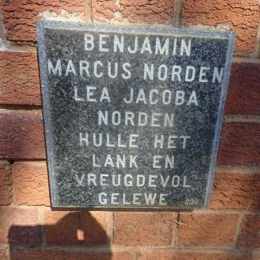 NORDEN Benjamin Marcus &amp; Lea Jacoba