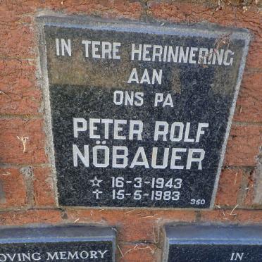 NOBAUER Peter Rolf 1943-1983