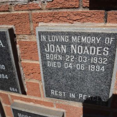 NOADES Joan 1932-1994