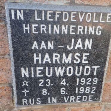 NIEUWOUDT Jan Harmse 1929-1982