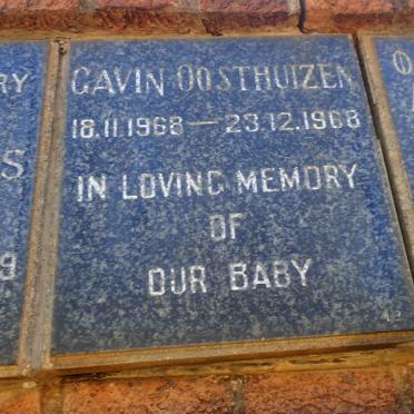 OOSTHUIZEN Gavin 1968-1968