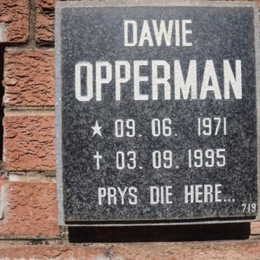 OPPERMAN Dawie 1971-1995