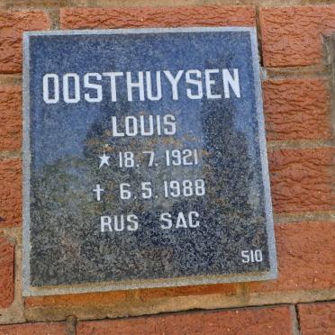 OOSTHUYSEN Louis 1921-1988