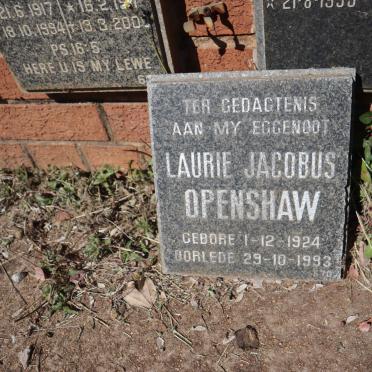 OPENSHAW Laurie Jacobus 1924-1993
