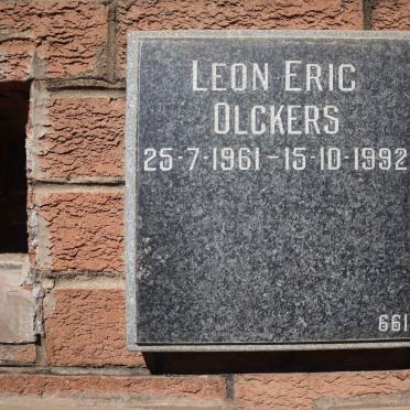 OLCKERS Leon Eric 1961-1992