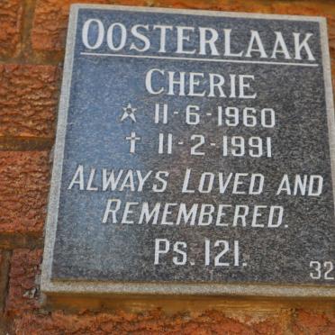 OOSTERLAAK Cherie 1960-1991
