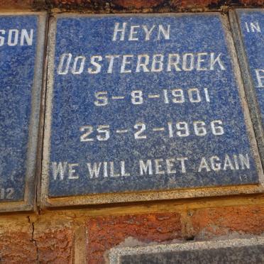 OOSTERBROEK Heyn 1901-1966
