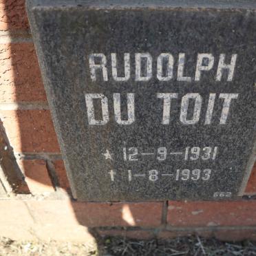 TOIT Rudolph, du 1931-1993