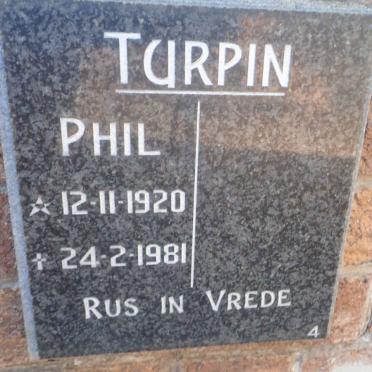 TURPIN  Phil 1920-1981