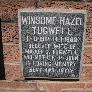 TUGWELL Winsome Hazel 1912-1993