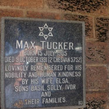 TUCKER Max 1905-1992