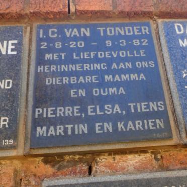 TONDER I.C., van 1920-1982