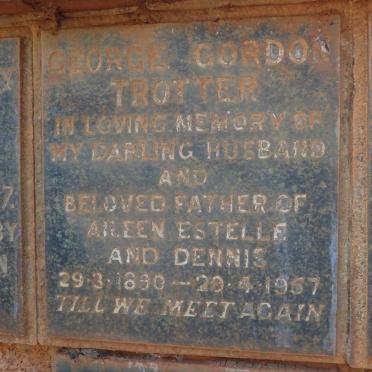 TROTTER George Gordon 1890-1957
