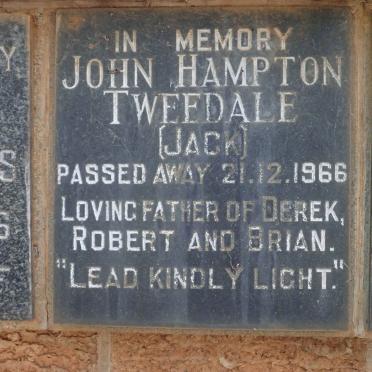 TWEEDALE John Hampton -1966