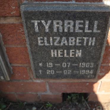 TYRRELL Elizabeth Helen 1903-1994