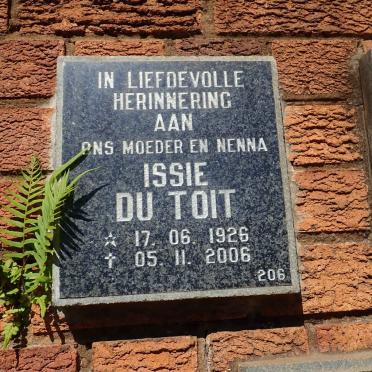 TOIT Issie, du 1926-2006