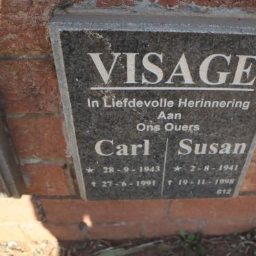 VISAGE Carl 1943-1991 &amp; Susan 1941-1998