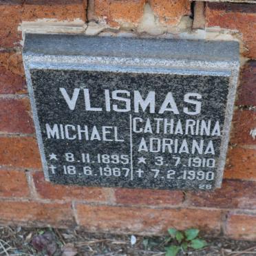 VLISMAS Michael 1895-1967 &amp; Catharina Adriana 1910-1990