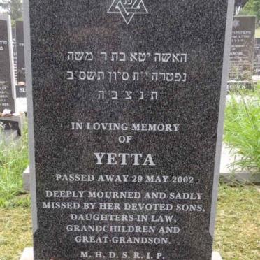 LIFSCHITZ Yetta -2002