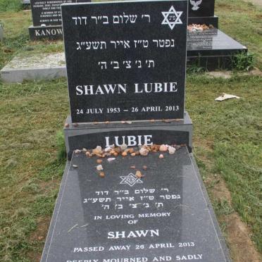 LUBIE Shawn 1953-2013