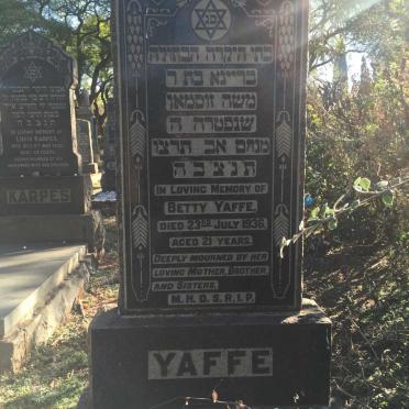 YAFFE Betty -1936