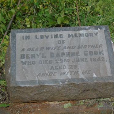 COOK Beryl Daphne -1942