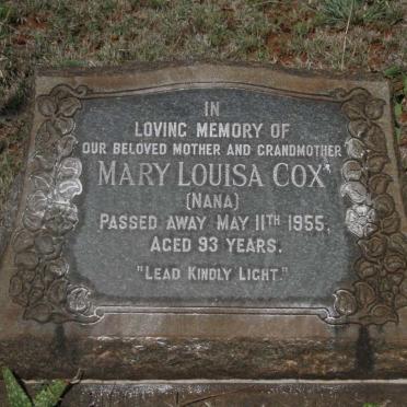 COX Mary Louisa -1955