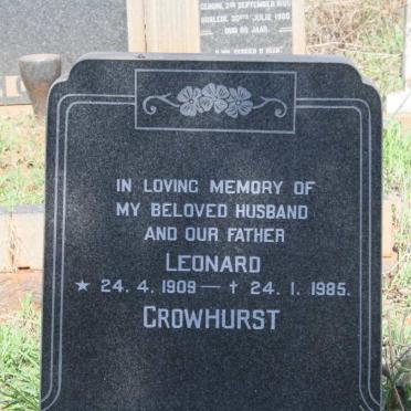 CROWHURST Leonard 1909-1985