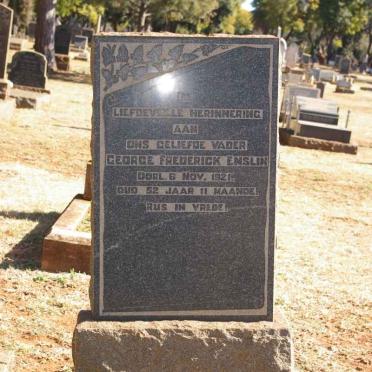 ENSLIN George Frederick -1921