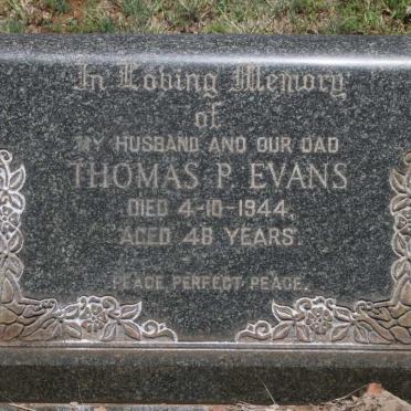 EVANS Thomas P. -1944